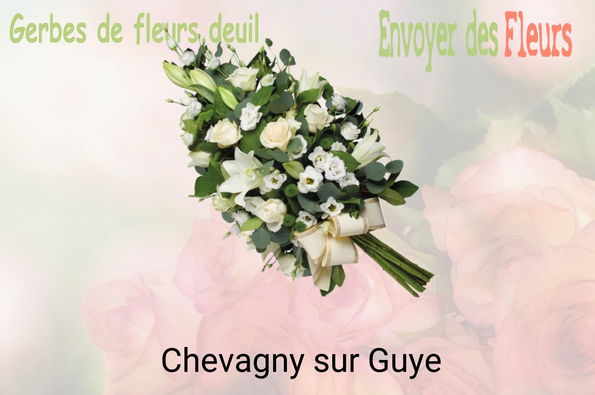 Gerbe de fleurs de deuil livrée à Chevagny-sur-Guye